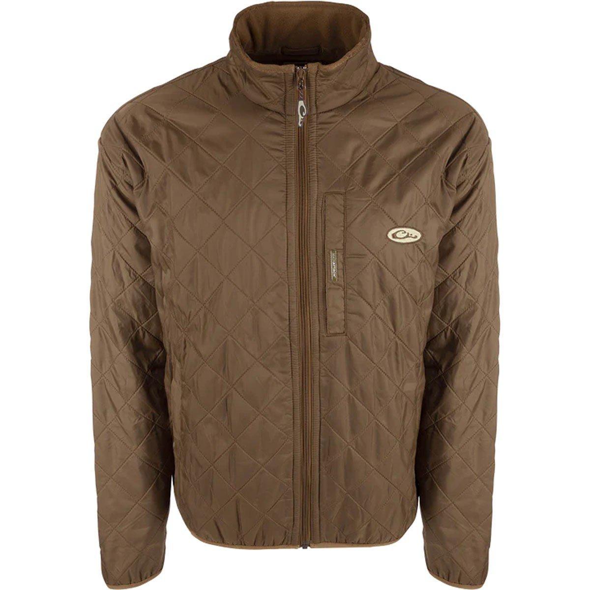 Men's Drake Waterfowl Delta Fleece-Lined Quilted Softshell Jacket - Drake Waterfowl