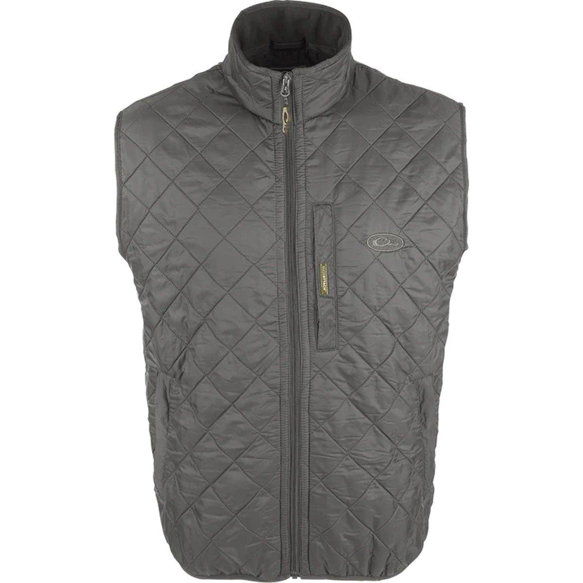 Men's Drake Waterfowl Delta Quilted Fleece Lined Vest - Drake Waterfowl