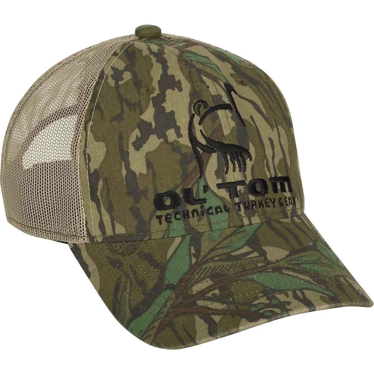 Ol' Tom Camo Mesh Back Logo Adjustable Hat - Ol' Tom