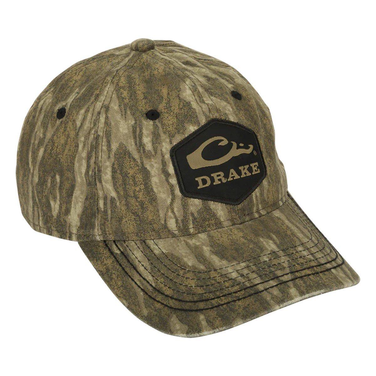 Drake Waterfowl Camo Cotton Twill Hex Patch Adjustable Hat - Drake Waterfowl