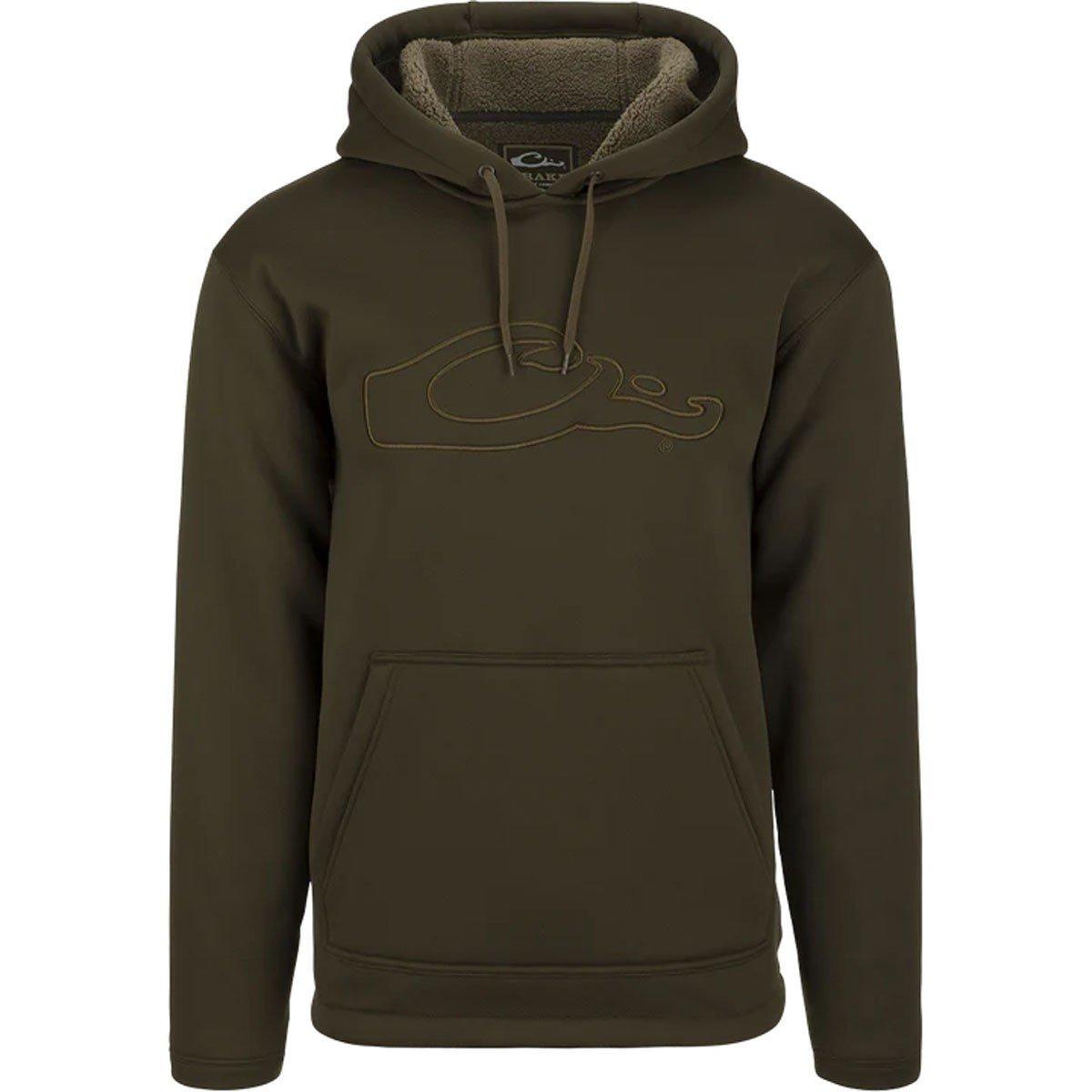 Men's Drake Waterfowl LST Silencer Fleece-Lined Hoodie - Drake Waterfowl