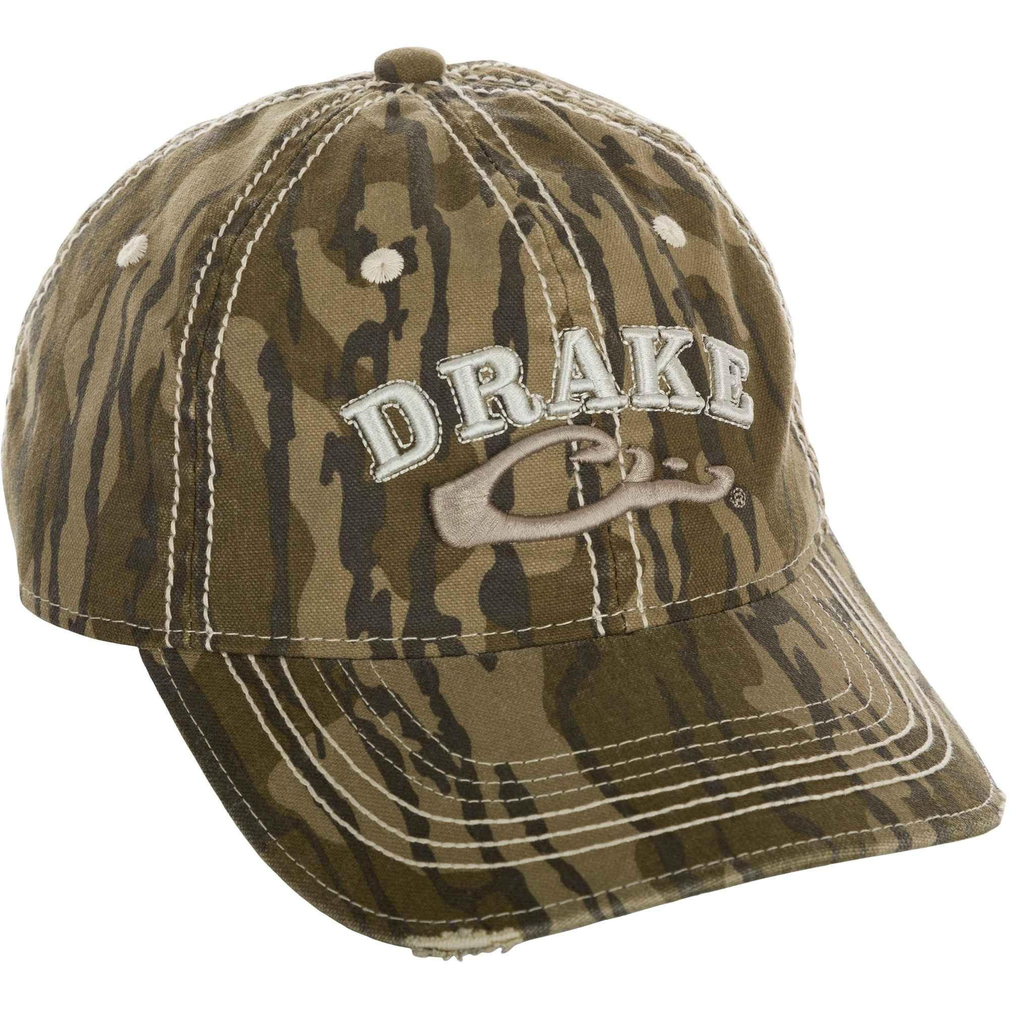 Drake Waterfowl Distressed 6-Panel Ball Cap - Drake Waterfowl