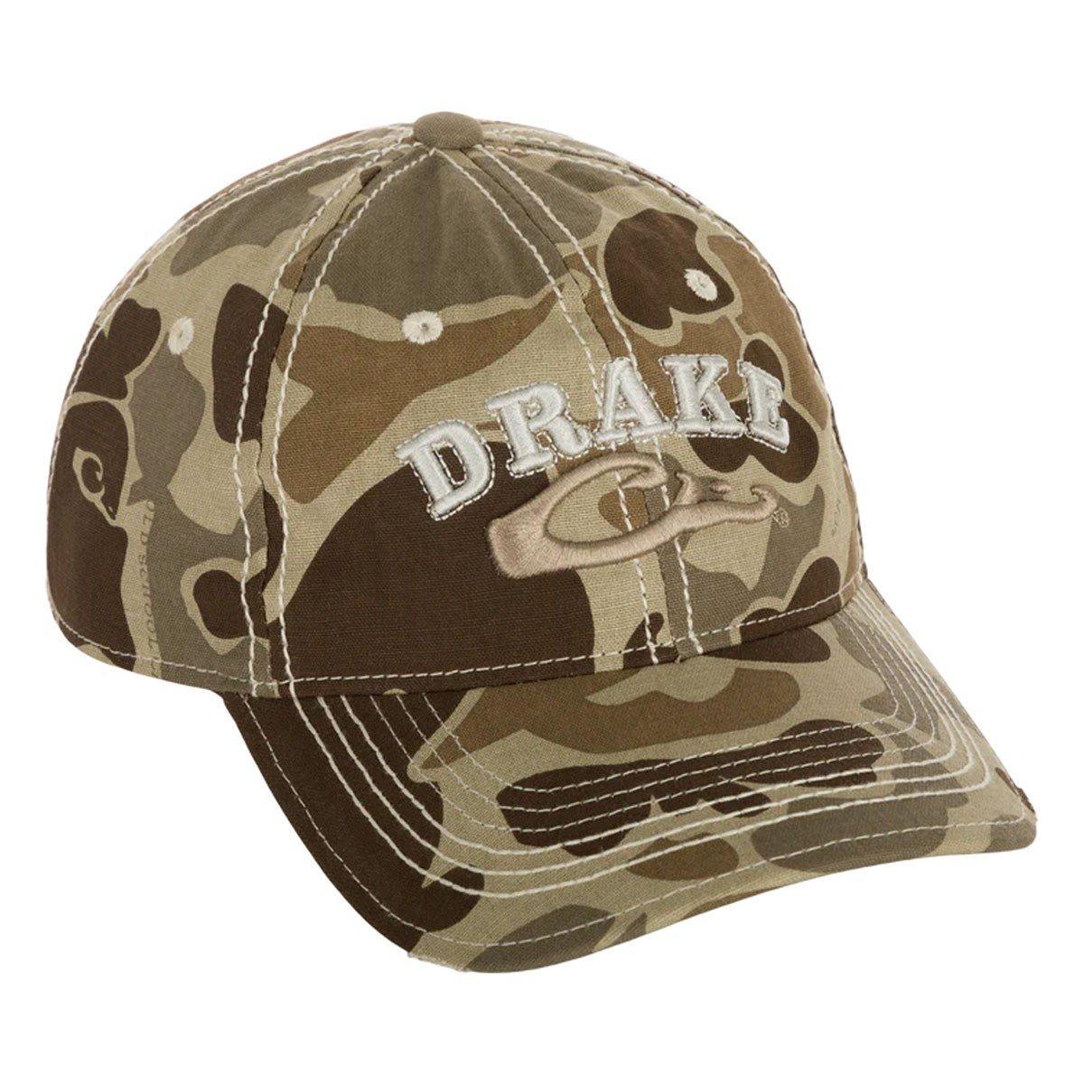 Drake Waterfowl Distressed 6-Panel Ball Cap - Drake Waterfowl