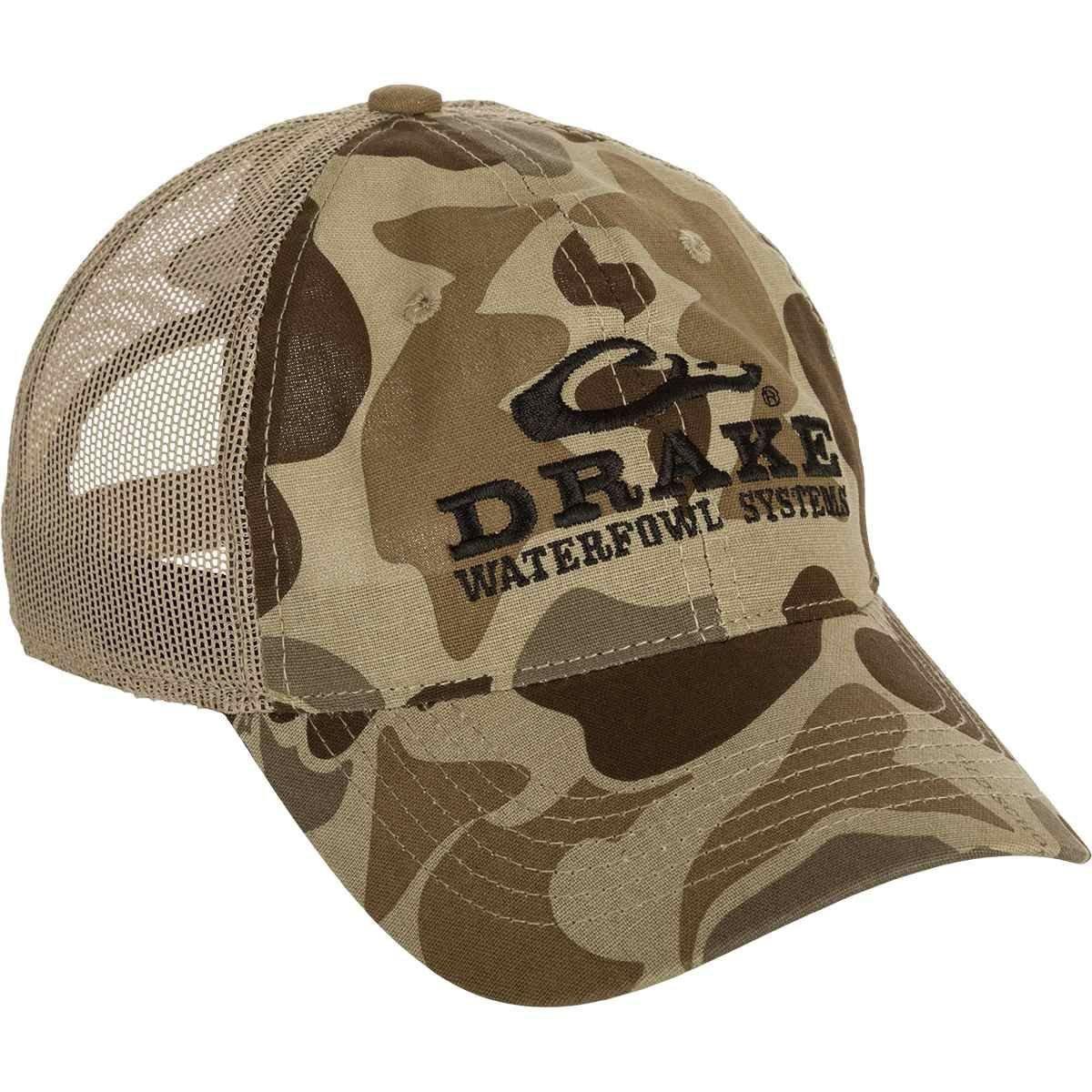 Drake Waterfowl Mesh Back Camo Adjustable Hat - Drake Waterfowl