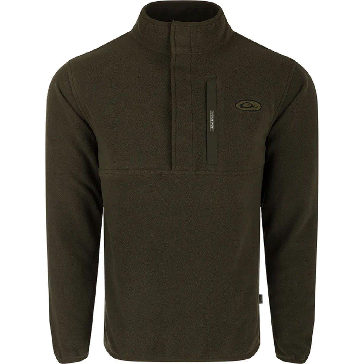 Men's Drake Waterfowl Camp Fleece 2.0 1/2 Snap - Drake Waterfowl
