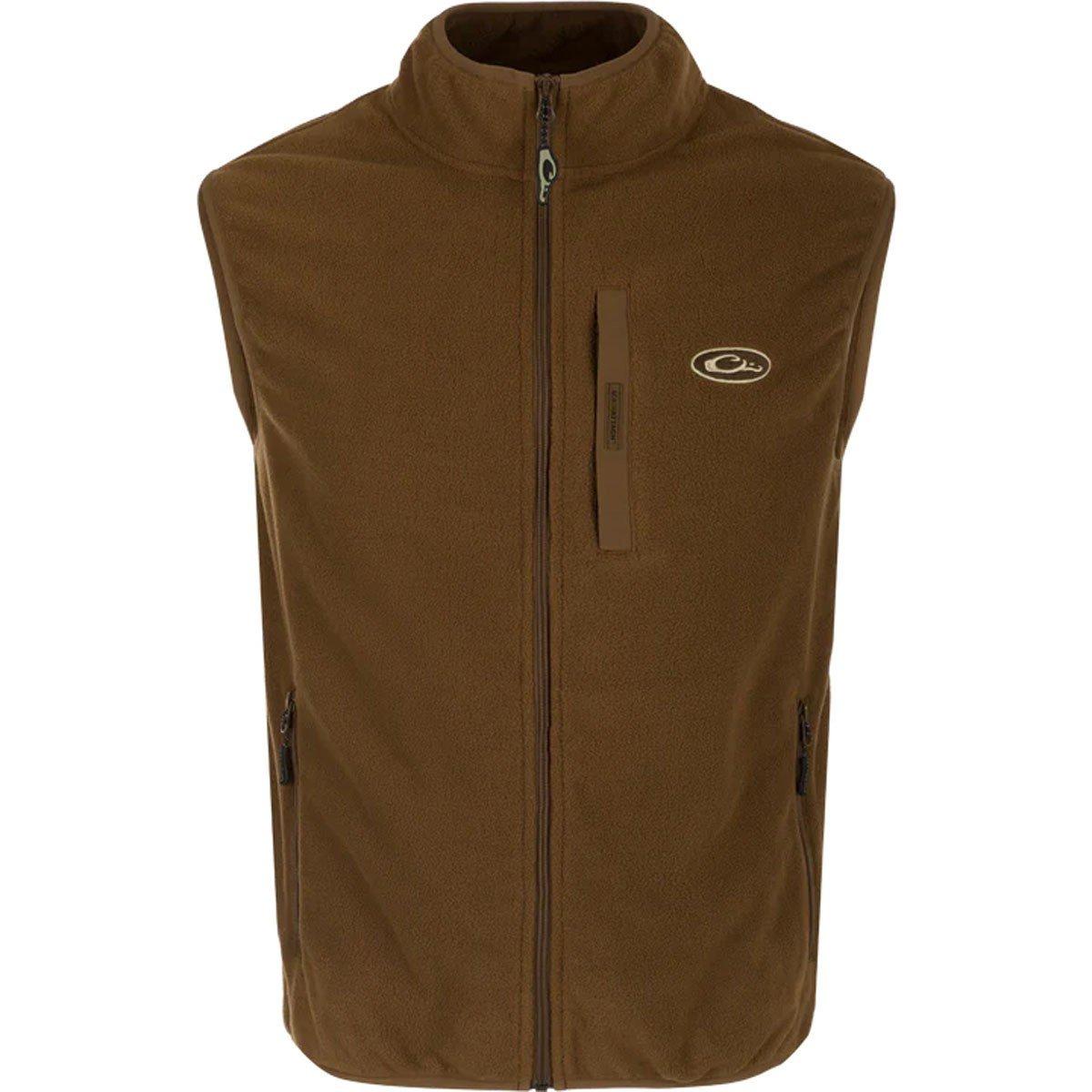 Men's Drake Waterfowl Camp Fleece Vest - Drake Waterfowl