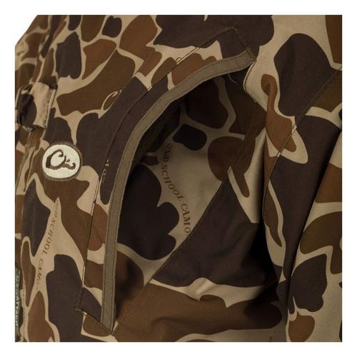 Men's Drake Waterfowl MST Waterproof Fleece Lined 1/4 Zip Jacket