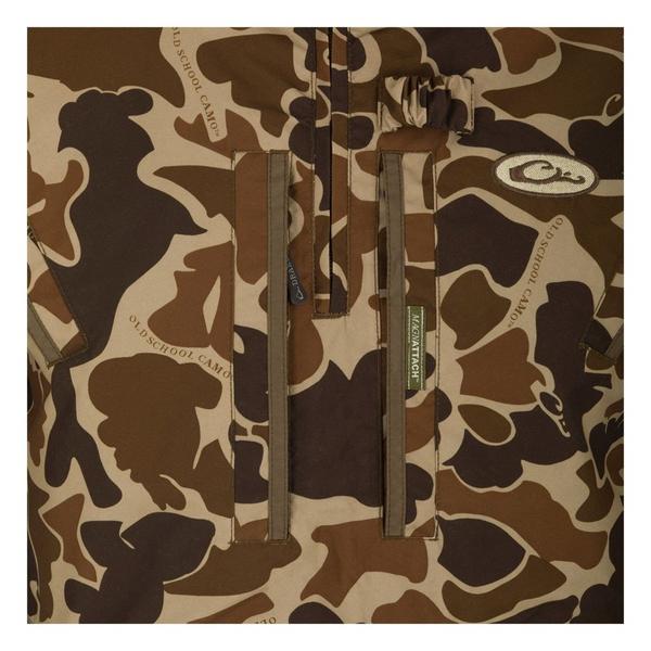 Drake Waterfowl Men's  MST Waterproof Fleece Lined 1/4 Zip Jacket