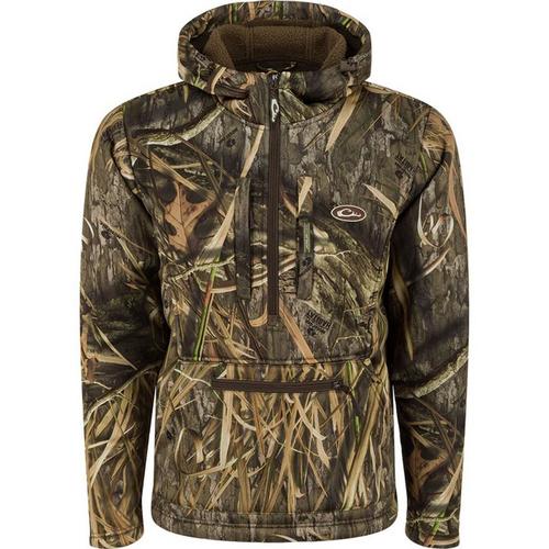 Men's Drake Waterfowl Ultimate Wader Quarter Zip Hoodie 1/4 Zip Pullover - Primary Image