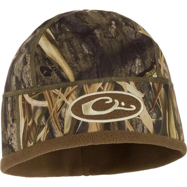 Men's Drake Waterfowl MST Windstopper Hunting Beanie One Size Mossy Oak Shadow Grass Habitat