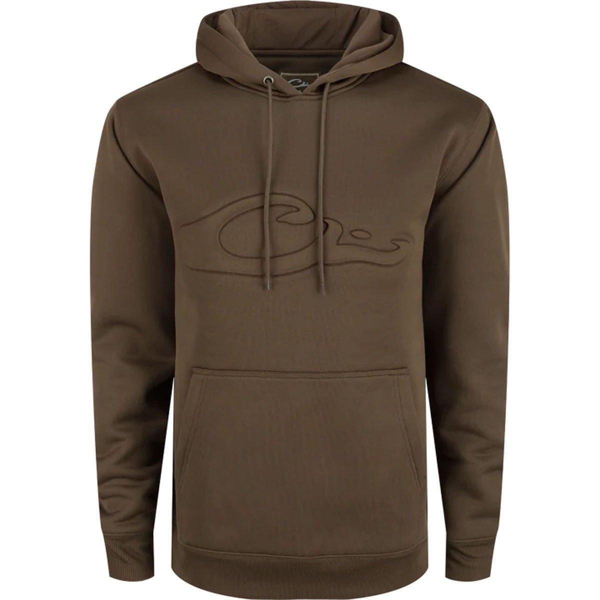 Men's Drake Waterfowl Back Eddy Embossed Hoodie - Drake Waterfowl