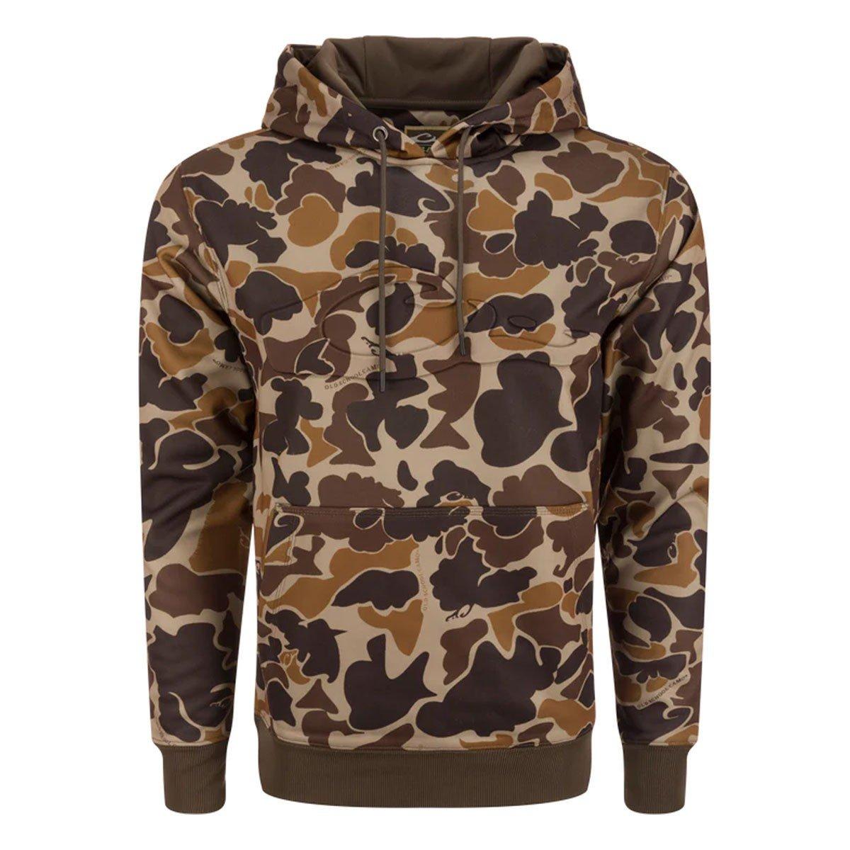 Men's Drake Waterfowl Back Eddy Embossed Hoodie
