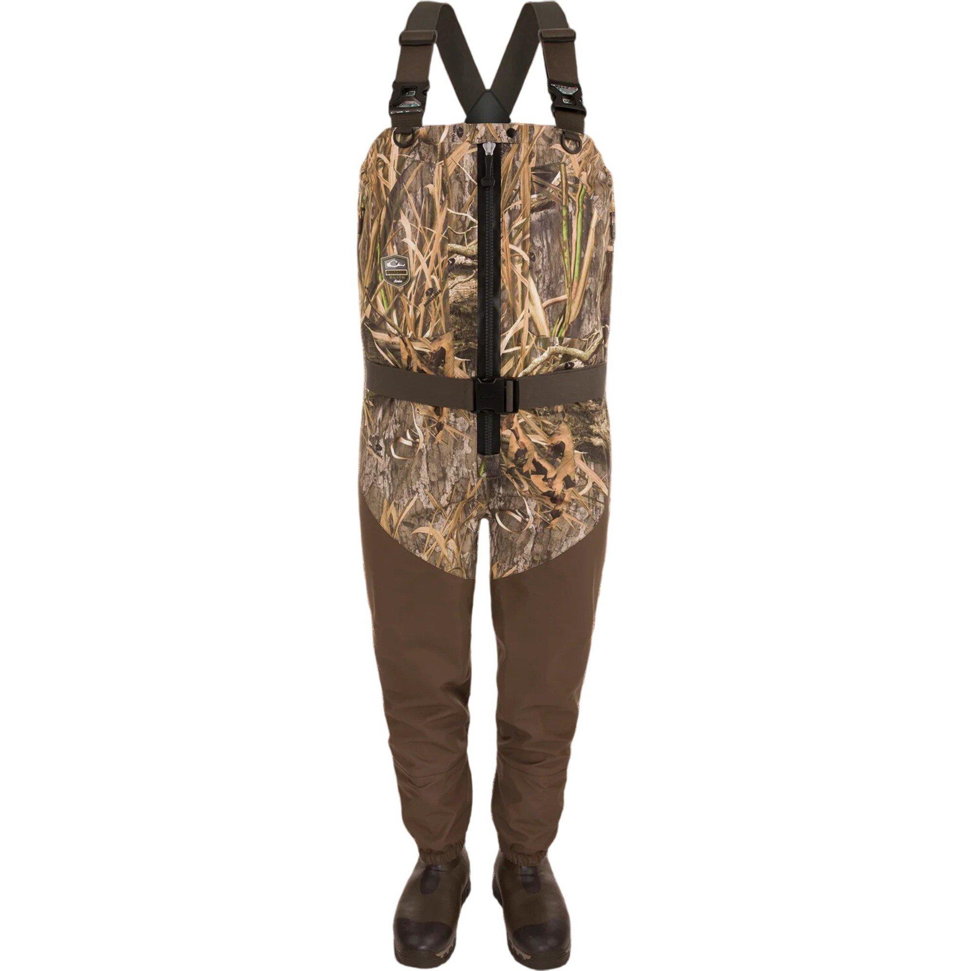 Men's Drake Waterfowl Insulated Guardian Elite HND Front Zip Waders - Drake Waterfowl