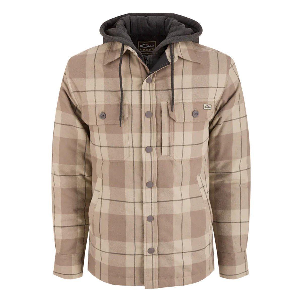 Men's Drake Waterfowl The Campfire Flannel Hoodie - Drake Waterfowl