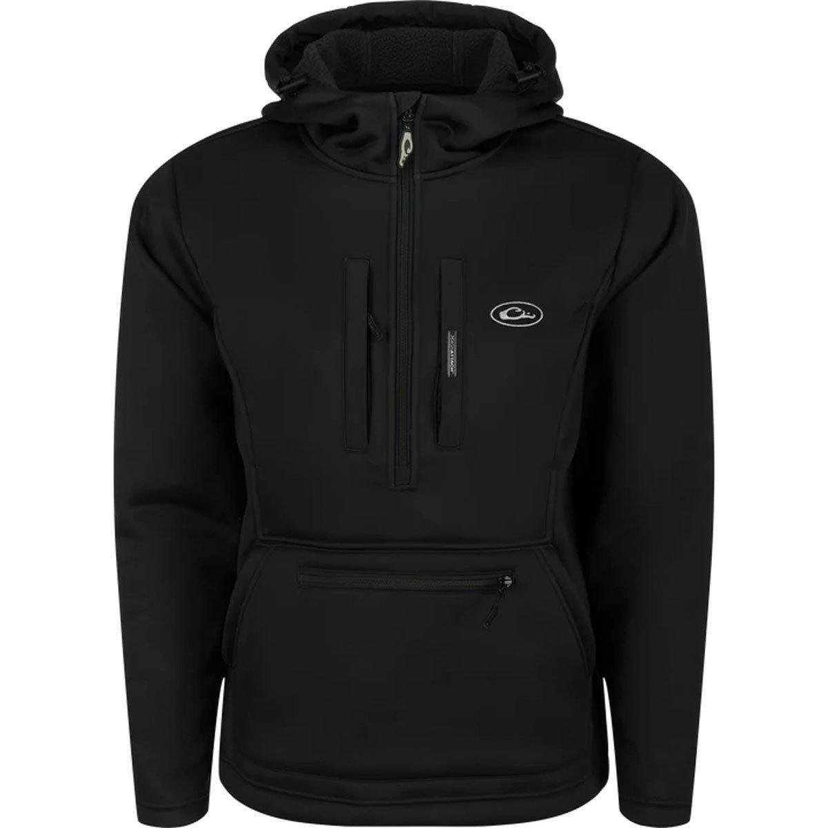Men's Drake Waterfowl Ultimate Wader Quarter Zip Hoodie 1/4 Zip Pullover - Drake Waterfowl