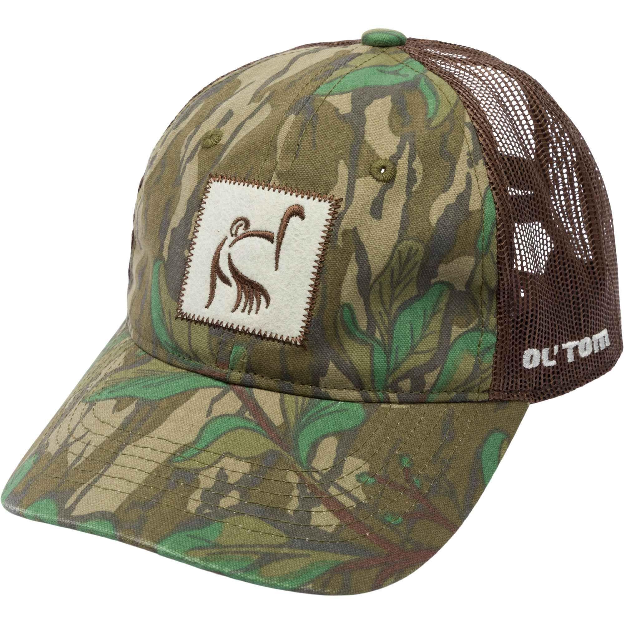 Ol' Tom Women's Mesh Back Camo Ponytail Snapback Hat - Ol' Tom