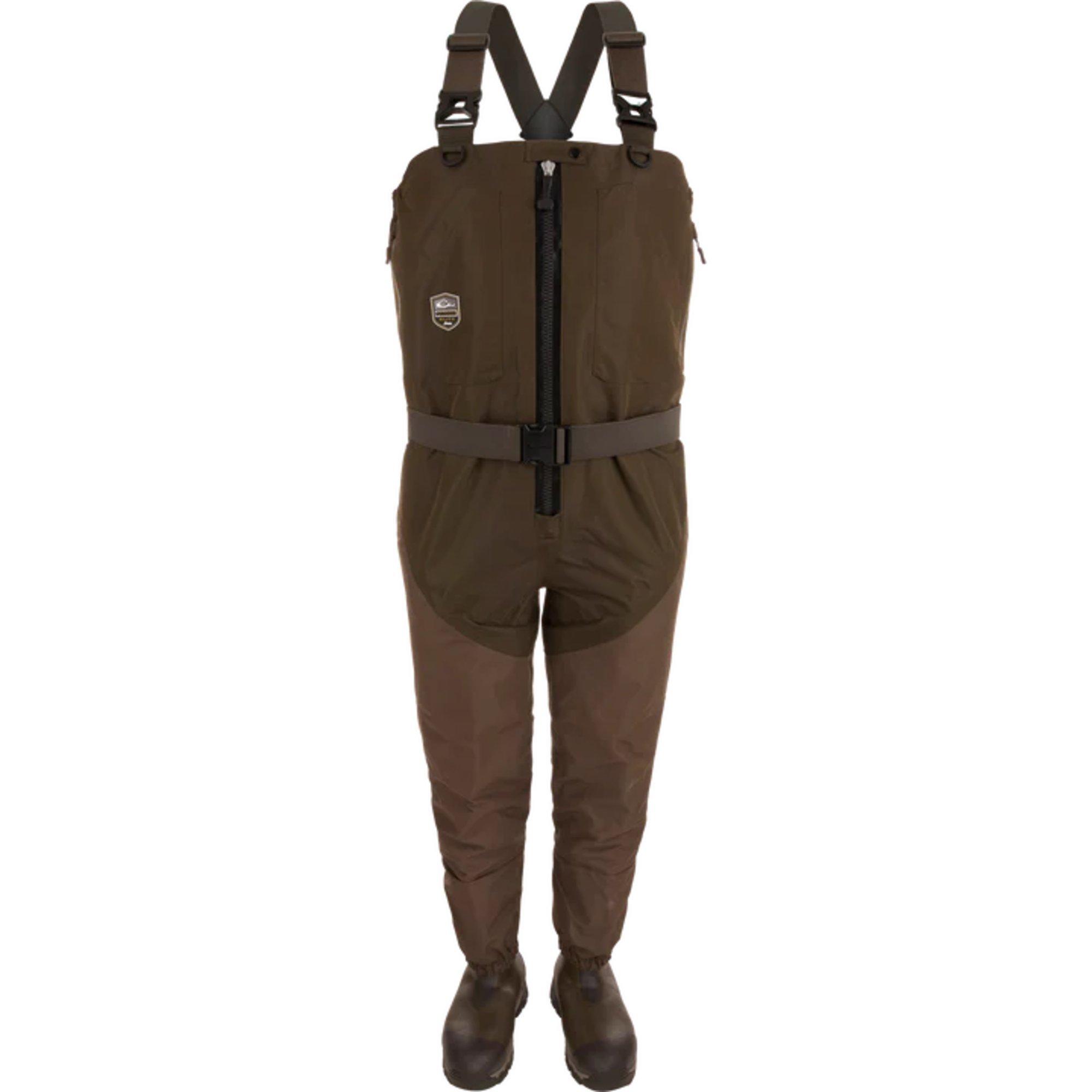 Men's Drake Waterfowl Insulated Guardian Elite HND Front Zip Waders - Drake Waterfowl