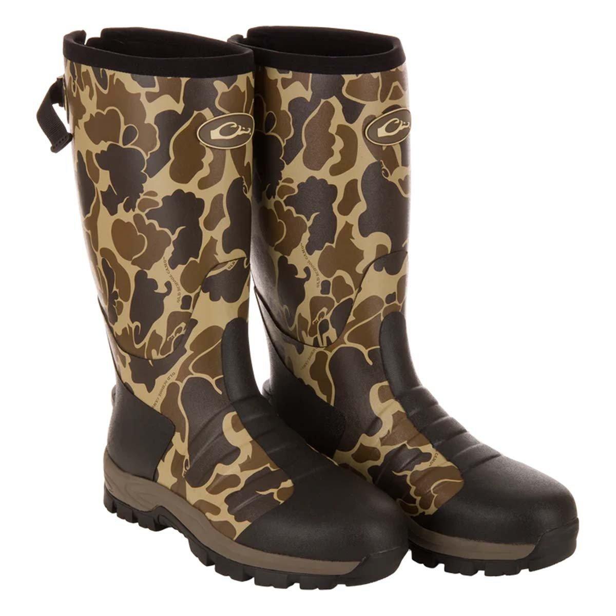 Men's Drake Waterfowl EST 16" Hybrid Mudder 3.0 Rubber Boots - Drake Waterfowl