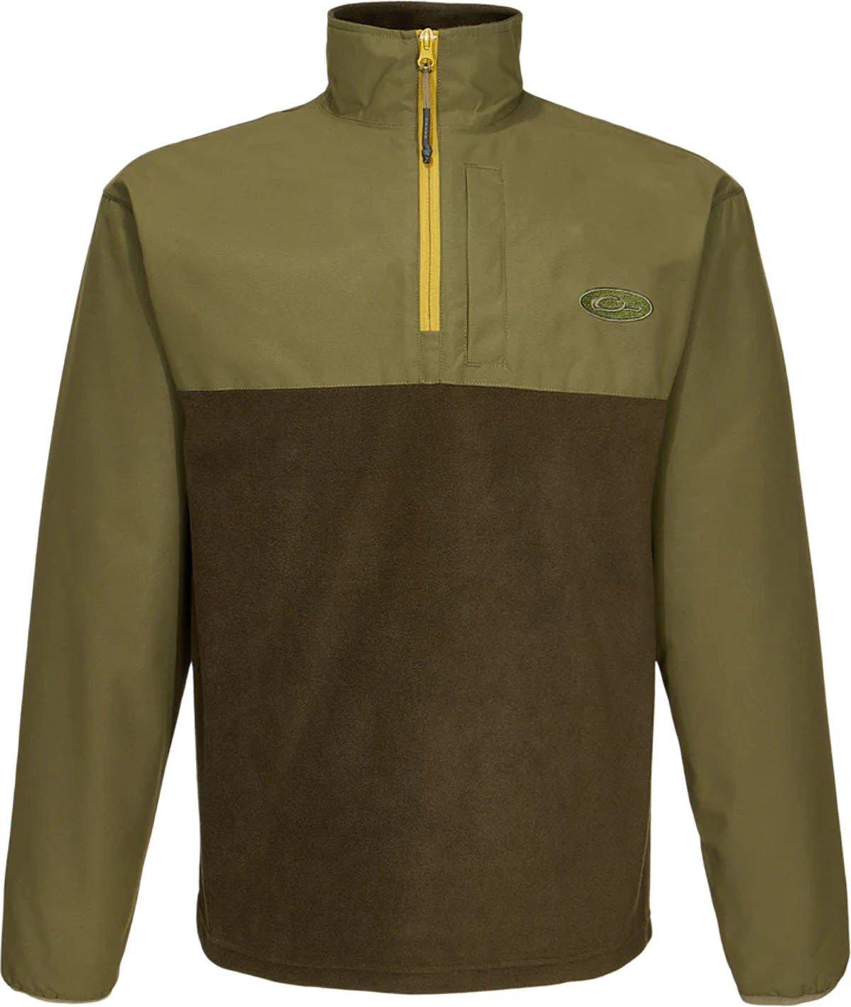 Men's Drake Waterfowl MST Refuge Eqwader Jacket 1/4 Zip Pullover - Drake Waterfowl