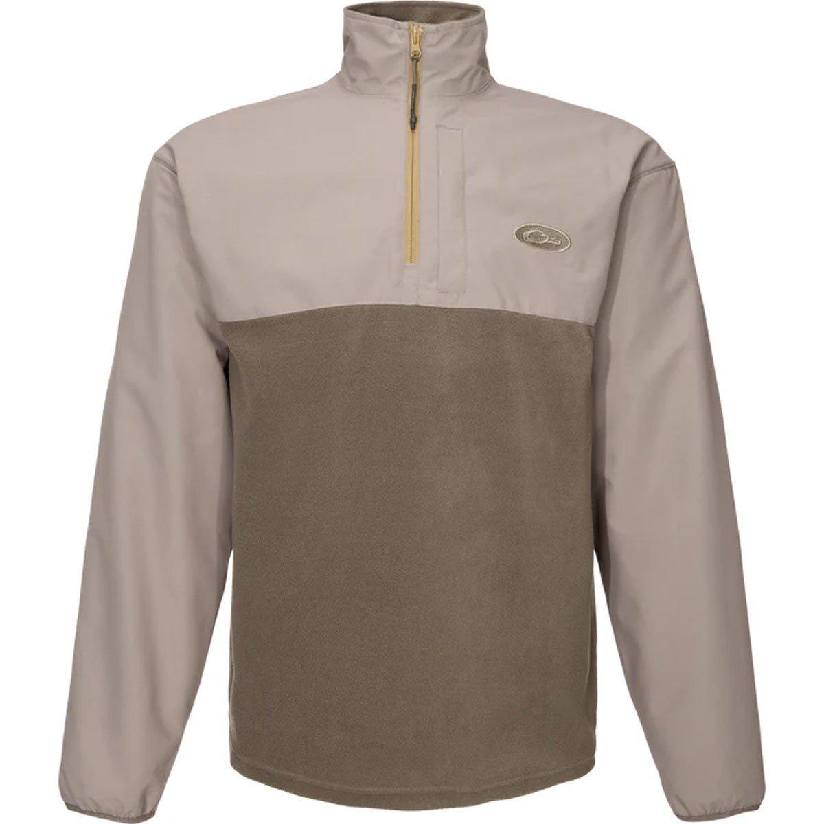 Men's Drake Waterfowl MST Refuge Eqwader Jacket 1/4 Zip Pullover - Drake Waterfowl