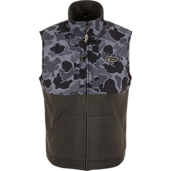 Men's Drake Waterfowl MST Eqwader Hunting Vest XLarge Old School Black