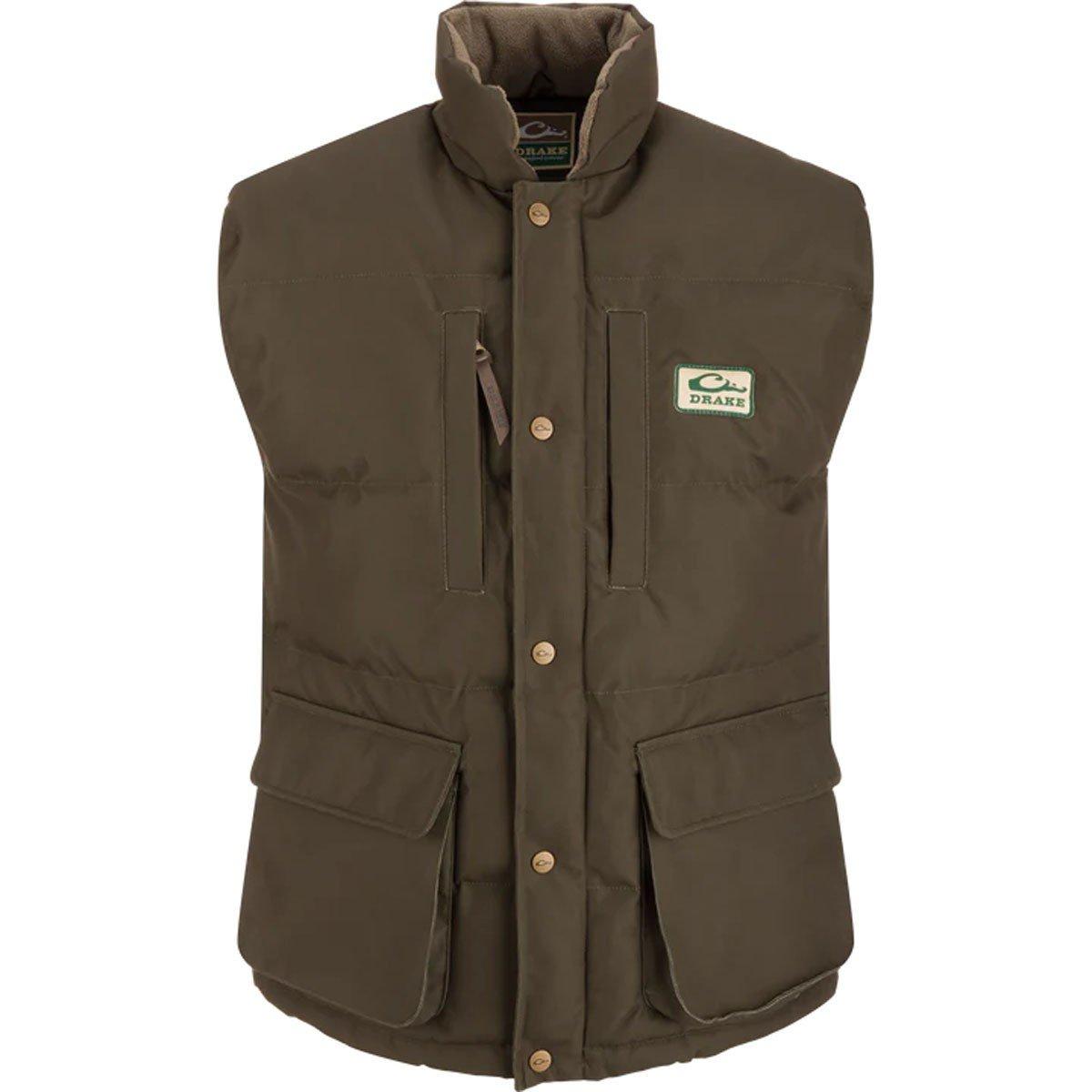 Men's Drake Waterfowl Throwback 80 Featherless Puffer Vest - Drake Waterfowl