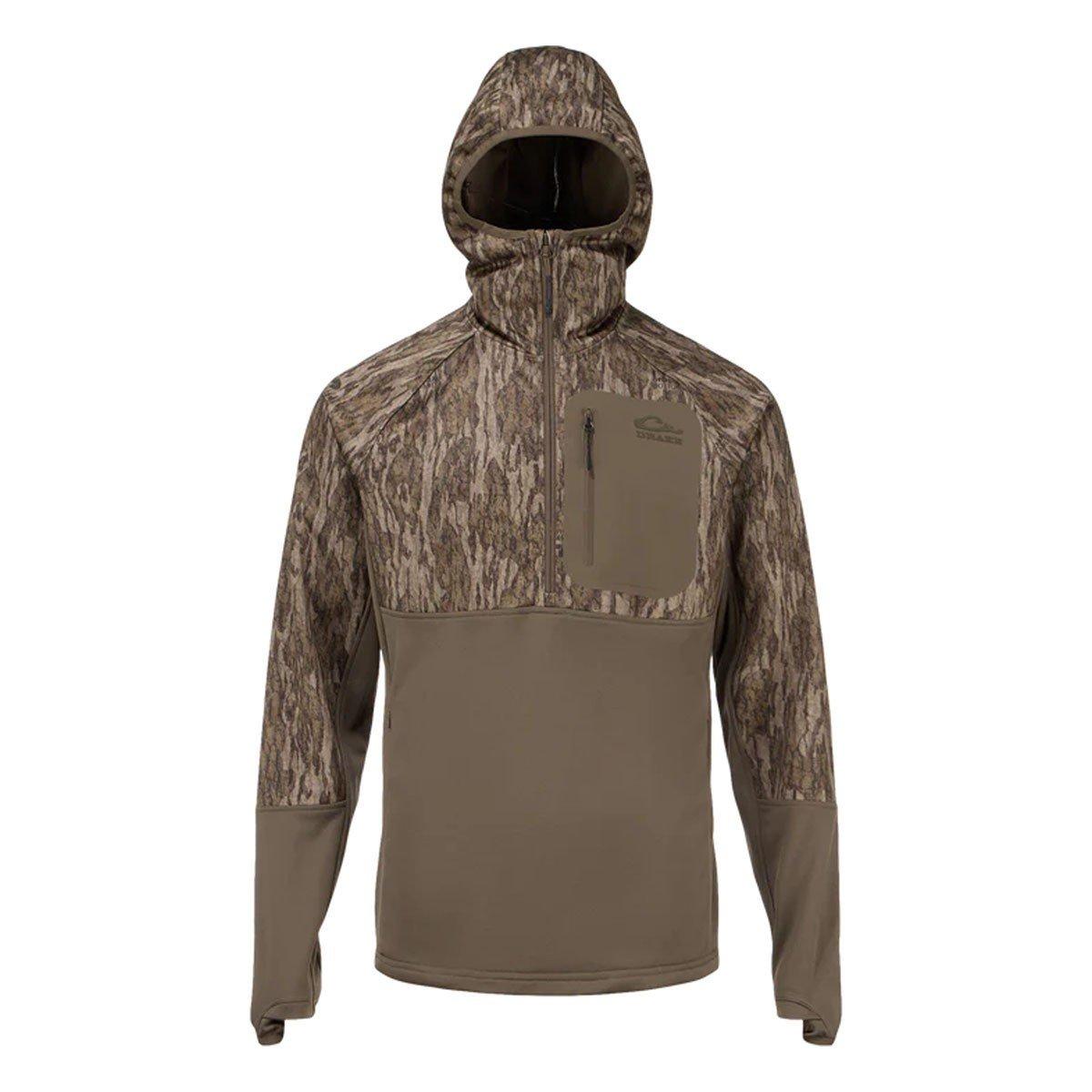 Men's Drake Waterfowl MST Offset Long Sleeve 1/2 Zip - Drake Waterfowl