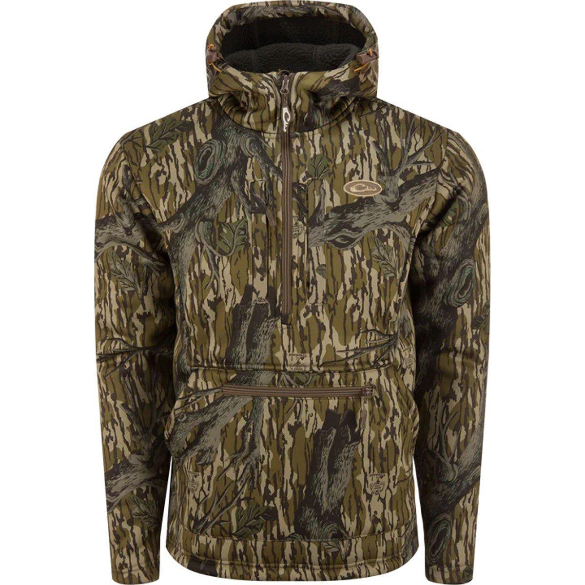 Men's Drake Waterfowl Ultimate Wader Quarter Zip Hoodie 1/4 Zip Pullover - Drake Waterfowl