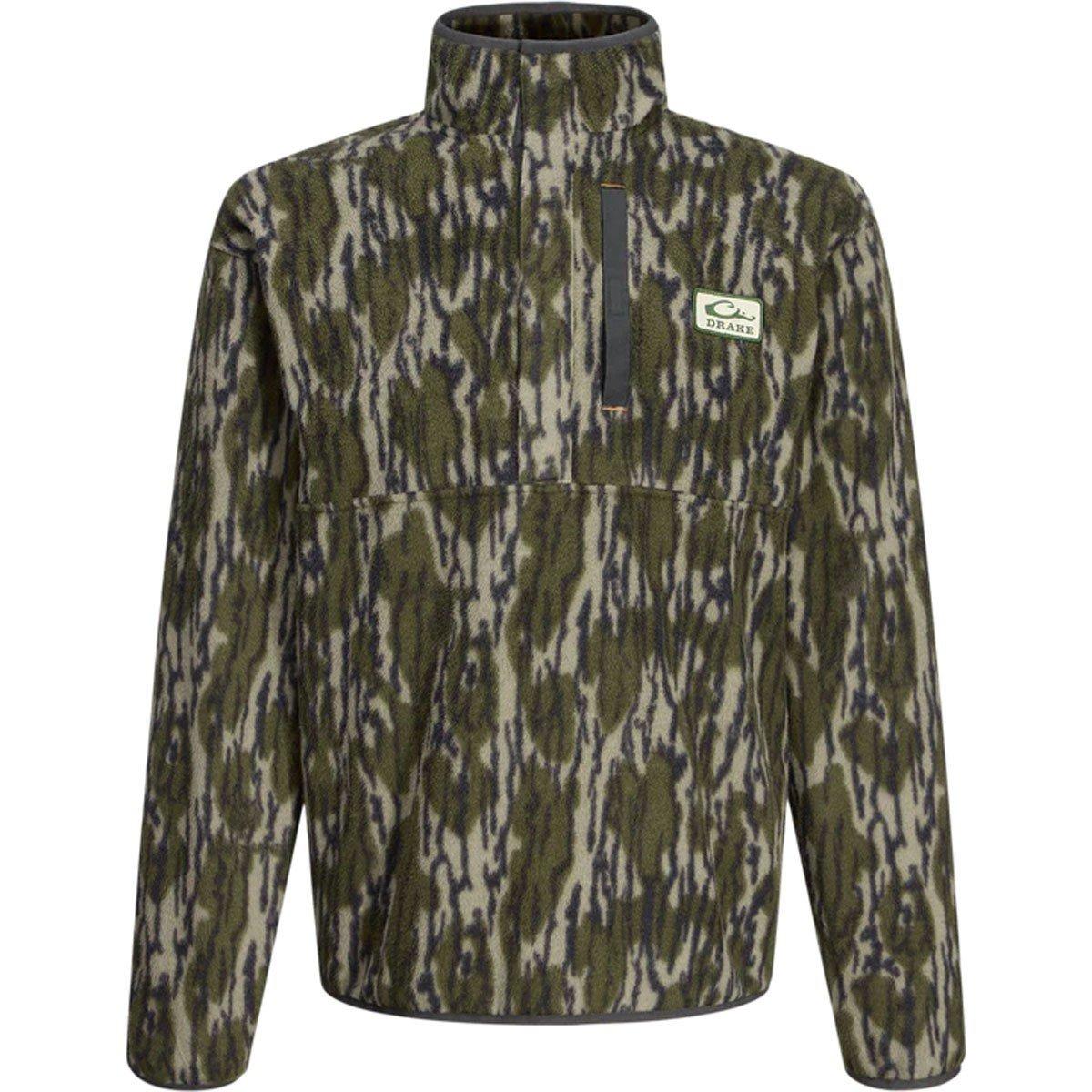 Men's Drake Waterfowl Camp Fleece Limited Edition 1/2 Snap - Drake Waterfowl