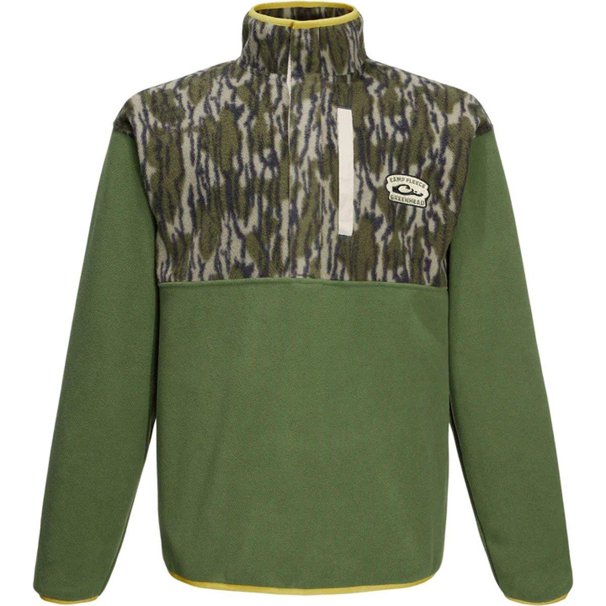 Men's Drake Waterfowl Camp Fleece Limited Edition 1/2 Snap - Drake Waterfowl