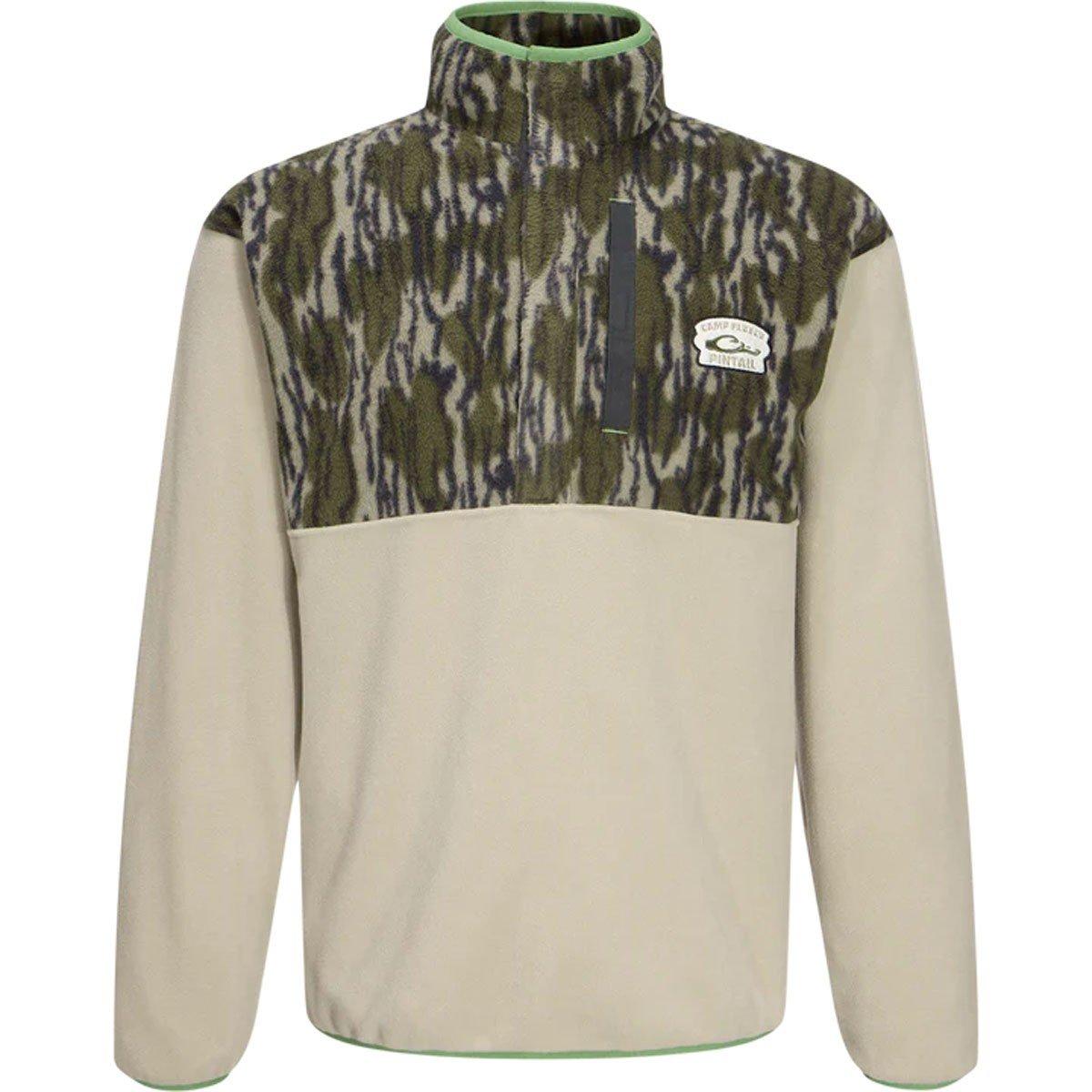 Men's Drake Waterfowl Camp Fleece Limited Edition 1/2 Snap - Drake Waterfowl