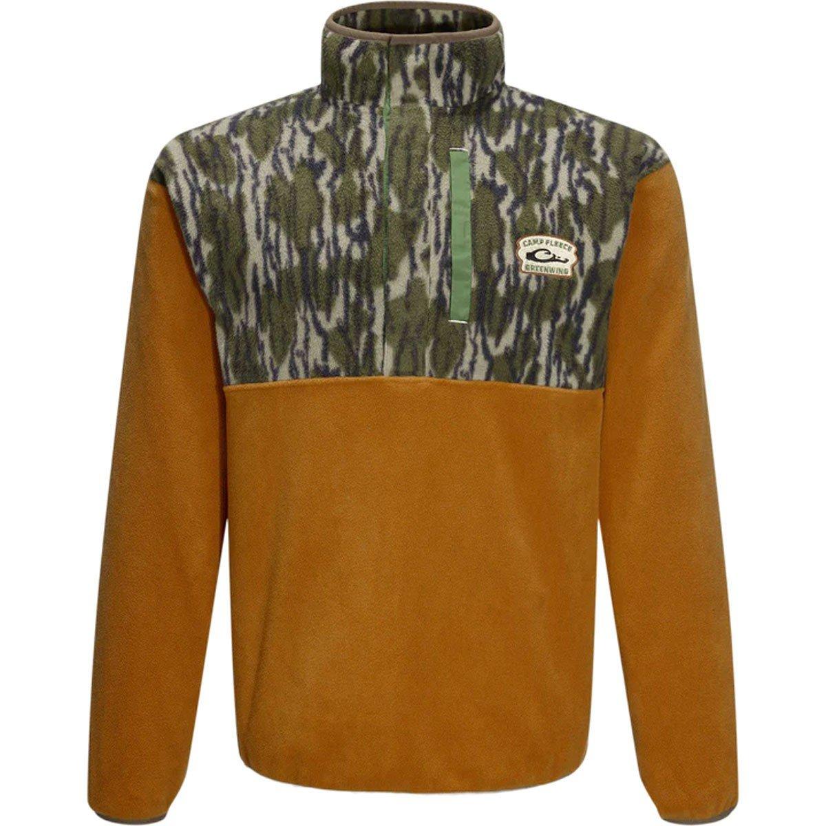 Men's Drake Waterfowl Camp Fleece Limited Edition 1/2 Snap - Drake Waterfowl