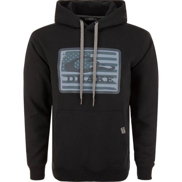 Men's Drake Waterfowl Drake Graphic Work Hunting Hoodie 2XLarge Black