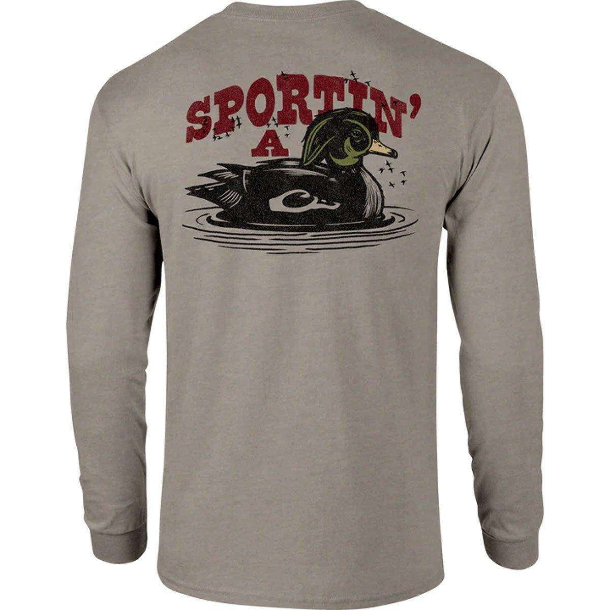 Men's Drake Waterfowl Sportin A Woodie Long Sleeve T-Shirt - Drake Waterfowl