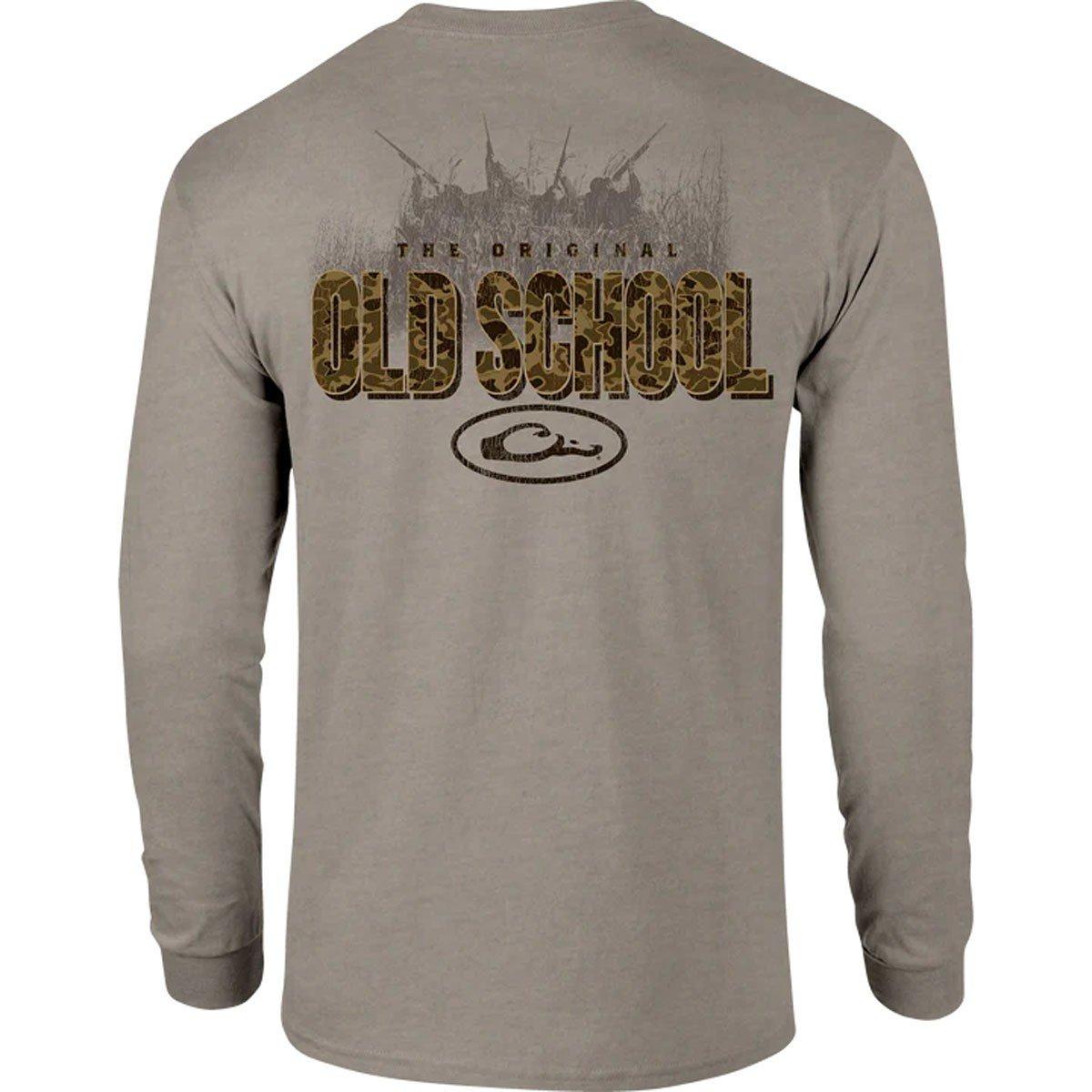 Men's Drake Waterfowl Old School Original Long Sleeve T-Shirt - Drake Waterfowl