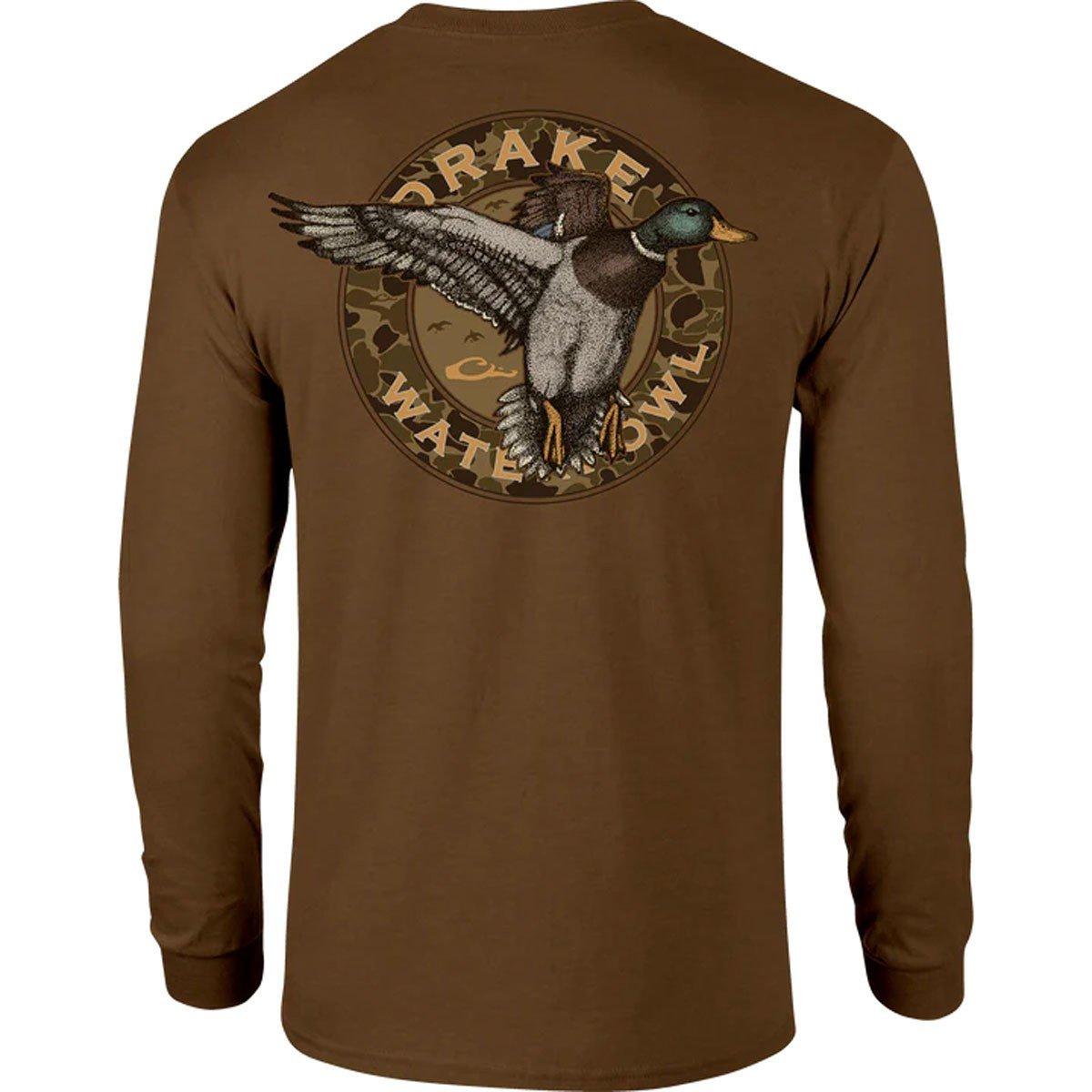 Men's Drake Waterfowl Circle Mallard Long Sleeve T-Shirt - Drake Waterfowl