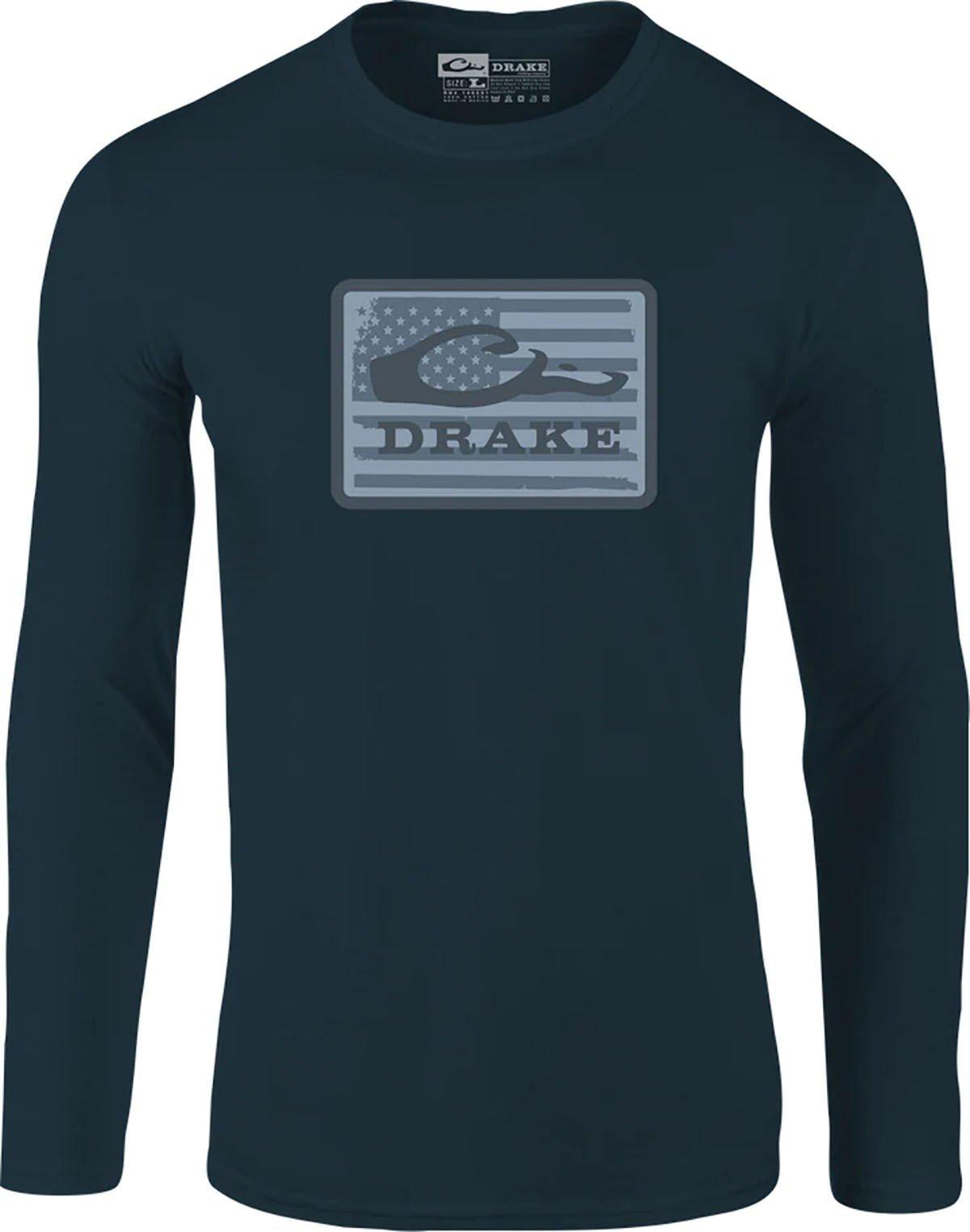 Men's Drake Waterfowl Graphic Work Long Sleeve T-Shirt - Drake Waterfowl