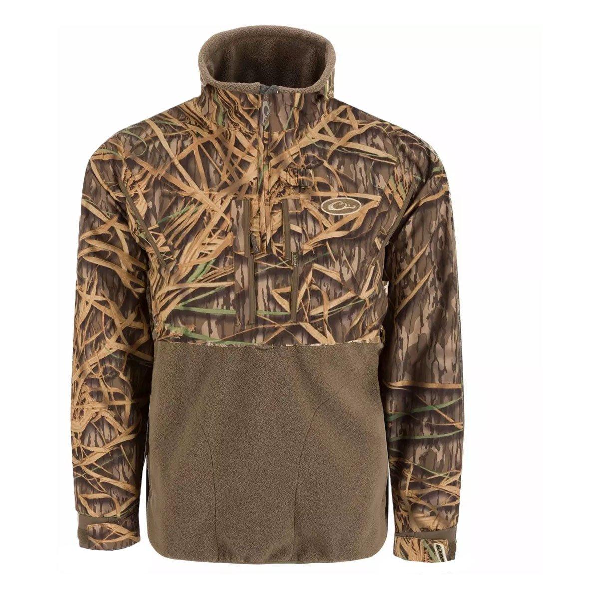 Men's Drake Waterfowl MST CommandXT Eqwader 1/2 Zip Softshell Jacket - Drake Waterfowl