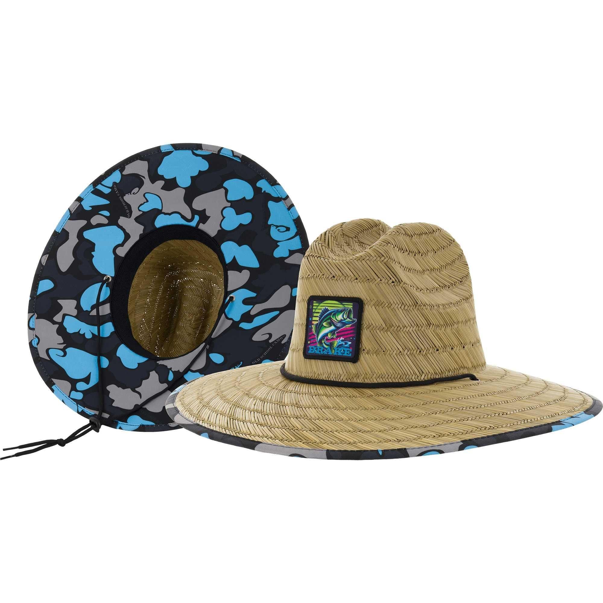 Drake Waterfowl X Lost Lake Shore Straw Sun Hat - Drake Waterfowl