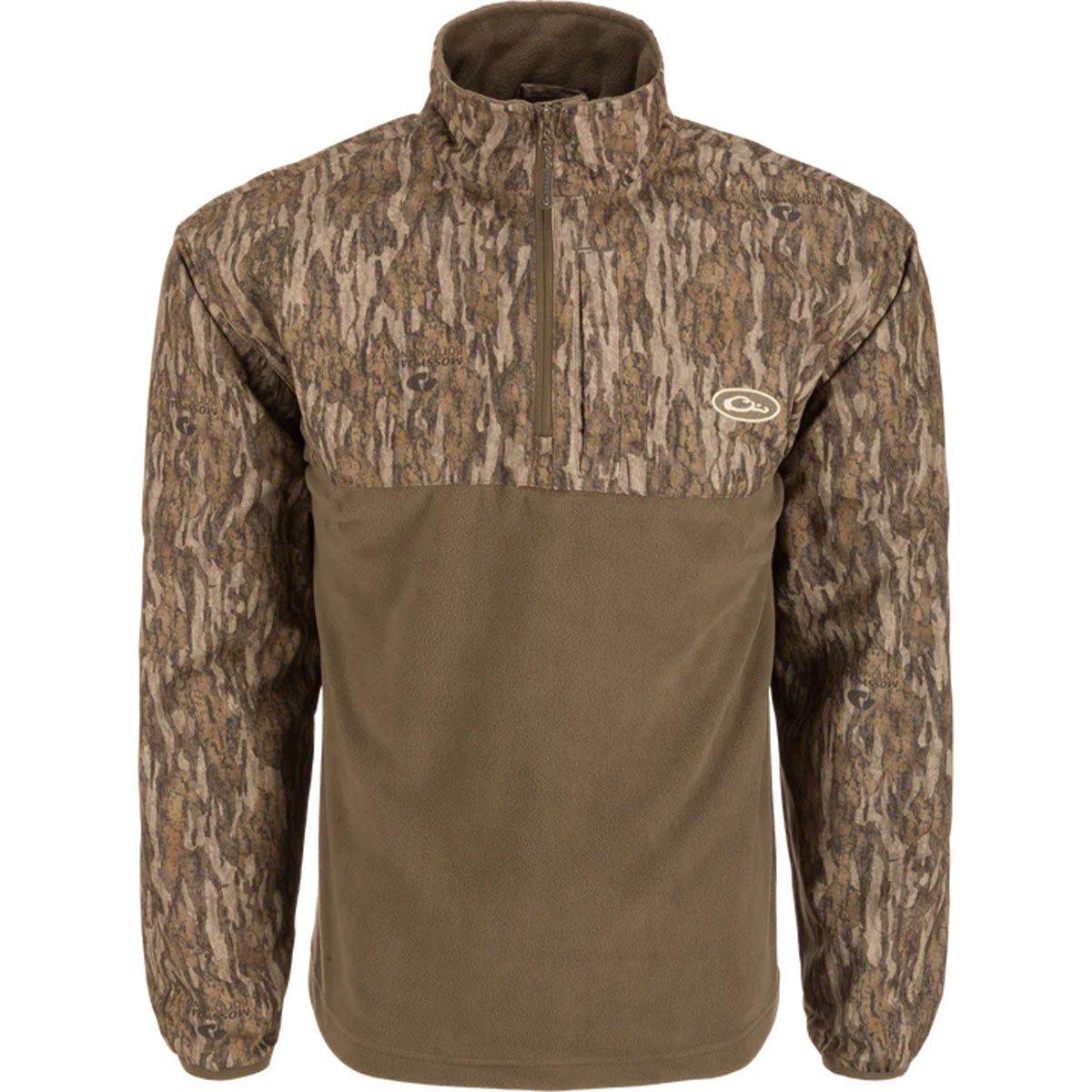 Men's Drake Waterfowl MST Quarter Zip Refuge Eqwader Jacket 1/4 Zip Pullover - Drake Waterfowl