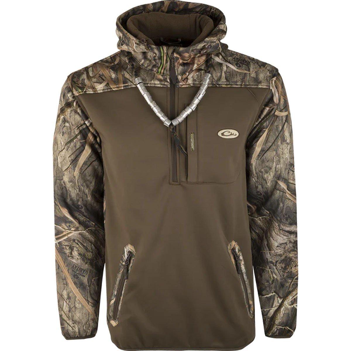 Men's Drake Waterfowl MST Endurance Soft Shell 1/4 Zip Pullover - Drake Waterfowl