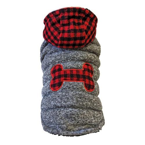Fashion Pet Buffalo Plaid Dog Coat - Primary Image