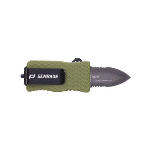 Schrade Uproar Tactical Mini D/A Serrated OTF Automatic Knife - Primary Image