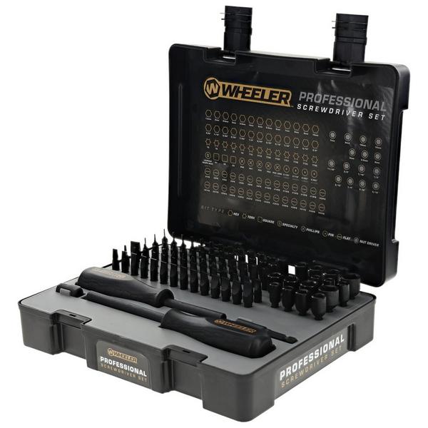 WHEELER 100 Piece Professional Screwdriver Set