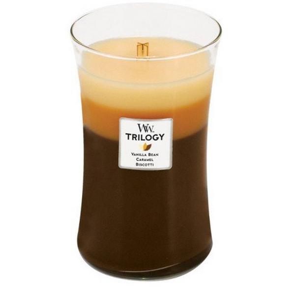 WoodWick 22 oz. Trilogy candles