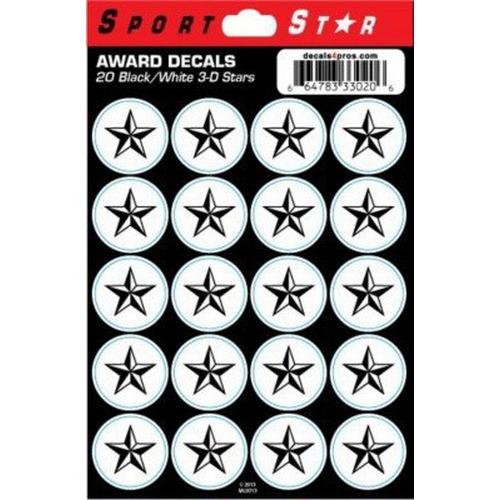 Sportstar Athletics Star Sticker Sheet - Primary Image