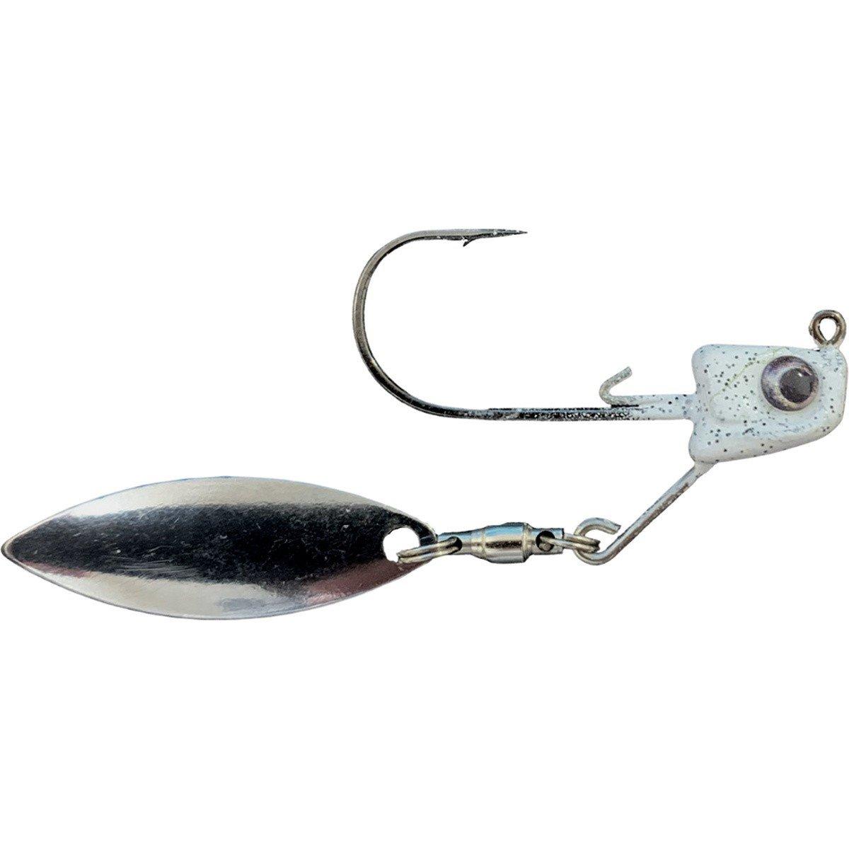White Silver - Great Lakes Finesse Sneaky Underspin Jighead