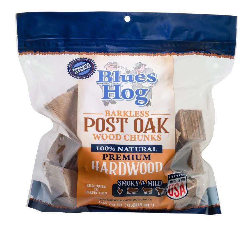 Blues Hog Barkless Post Oak Wood Chunks 300 cu in - Blues Hog