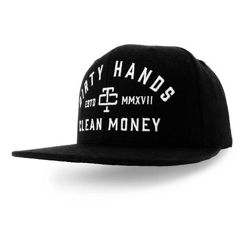 Men's Troll Co. Clothing Dirty Hands Clean Money Flat Brim Adjustable Hat - Primary Image