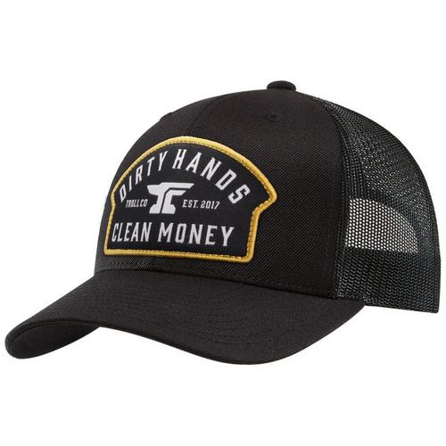 Troll Co. Clothing DHCM Patch Curved Brim Trucker Snapback Hat - Primary Image